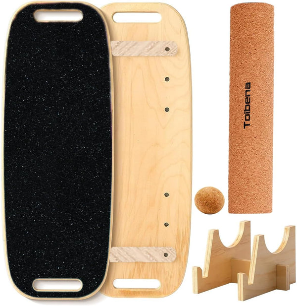 Balance Board Trainer for Adults Kids,Balance Board 8 Modes Wobble Board with Adjustable Stoppers Exercise Balancing Stability Trainer for Improve Balance