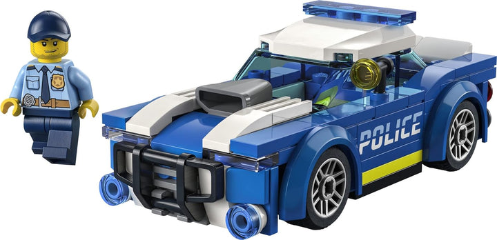 City Police Car Toy 60312 for Kids 5 plus Years Old with Officer Minifigure, Small Gift Idea, Adventures Series, Car Chase Building Set