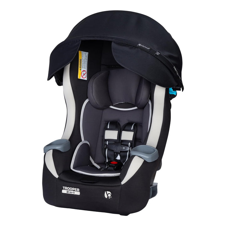 Trooper 3-In-1 Convertible Car Seat, Dash Black