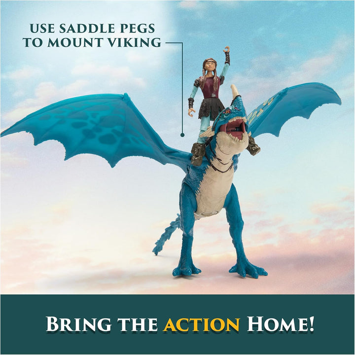 , How to Train Your Dragon, Deadly Nadder & Astrid, Viking Duo Action Figures, Kids Toys for Boys Ages 4 and Up