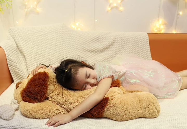 26.8 Inch 5 Lbs Dog Weighted Stuffed Animals, Large Weighted Plush Animal, Cute Plush Toy Pillow, Gifts for Adults, Kids, Boys and Girls