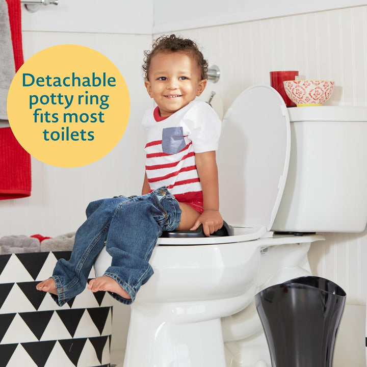 Training Wheels Racer Potty Training Toilet - Race Car Training Potty - Includes Detachable Toddler Toilet Seat and Kids Potty - Ages 18 Months and Up