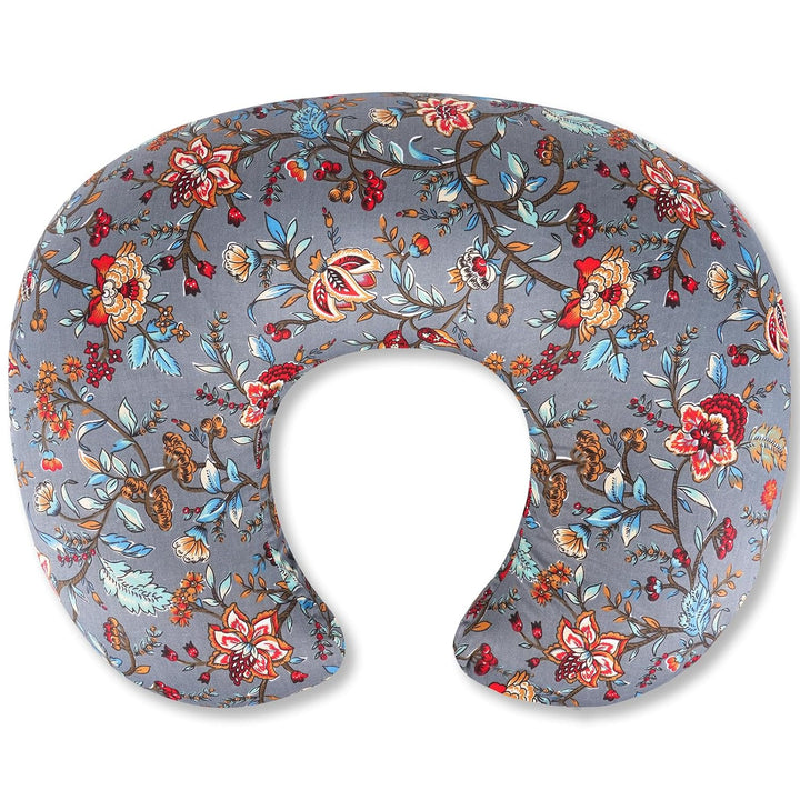 Nursing Pillow, Breastfeeding Pillows with Standard Size Removable Cover, Breast Feeding Pillow with Breathable Filling, Ergonomic Nursing Essentials for Bottle and Breastfeeding- Leaves…