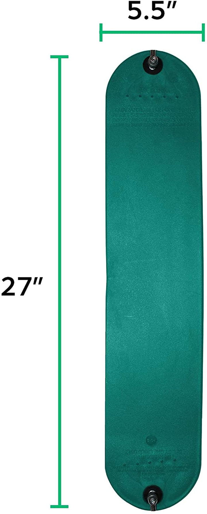 Swings for Outdoor Swing Set - Pack of 2 Swing Seat Replacement Kits with Heavy Duty Chains - Backyard Swingset Playground Accessories for Kids (Green)