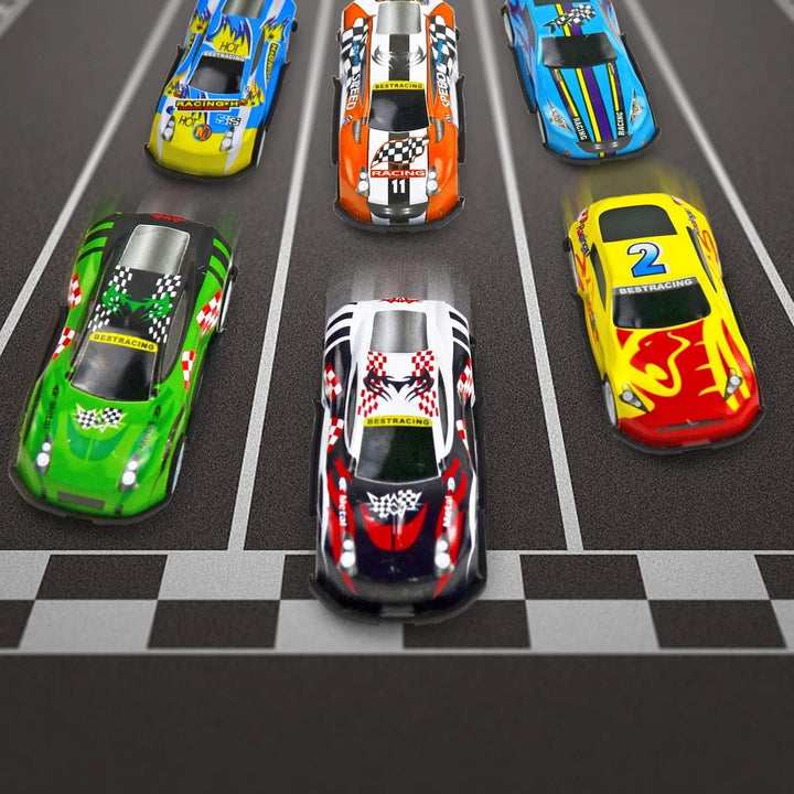 30 Mini Race Cars for Classroom Prizes, Party Favors for Kids 4-8 Years Old, Bulk Small Pull Back Car Toys for Treasure Box, Mini Toys Cars for Boys and Girls