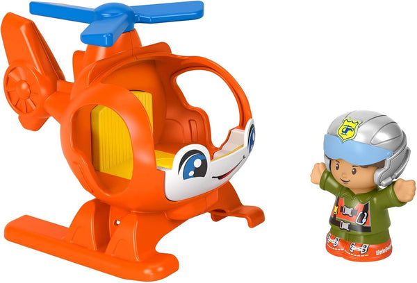 Little People Helicopter, Toy Vehicle and Figure Set for Toddlers and Preschool Kids Ages 1-5 Years