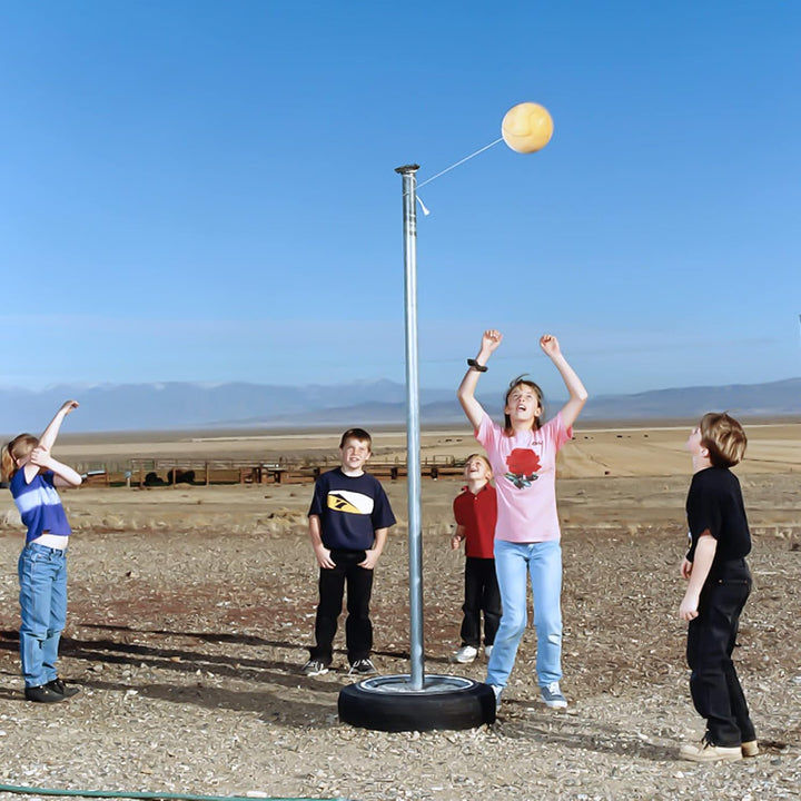 Tetherball, Tether Balls and Rope Set, Replacement Tetherball for Kids and Adults Backyard Outdoors