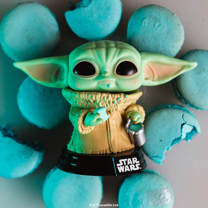 POP! Star Wars: the Mandalorian - Grogu (The Child, Baby Yoda) with Cookie - Collectible Vinyl Figure - Gift Idea - Official Merchandise - for Kids & Adults - TV Fans