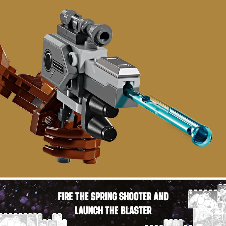 Marvel Rocket & Baby Groot Minifigure, Guardians of the Galaxy Inspired Marvel Toy for Kids, Buildable Marvel Action Figure for Play and Display, Gift for Boys and Girls Ages 10 and Up, 76282