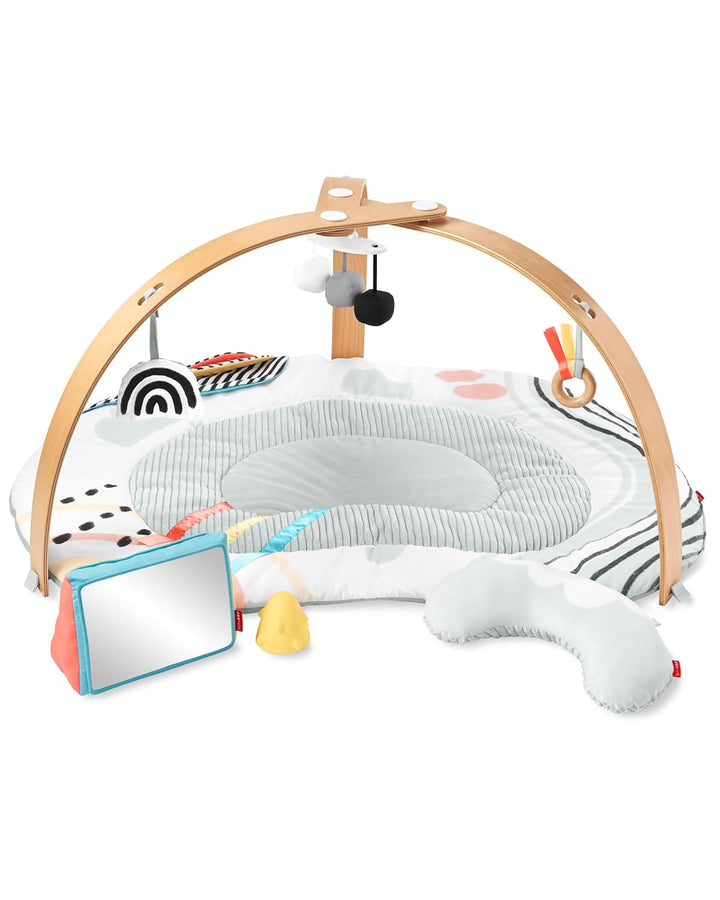 Discoverosity Montessori-Inspired 3-Stage Activity Center & Play Table for Baby Ages 4M+