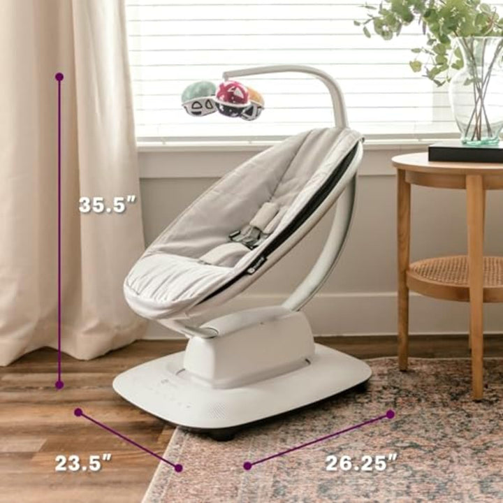 Mamaroo Multi-Motion Baby Swing, Bluetooth Enabled with 5 Unique Motions, Grey