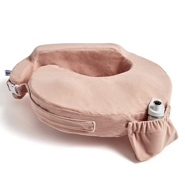 Nursing Pillow - Deluxe - Enhanced Comfort W/ Slipcover - Ergonomic Breastfeeding Pillow for Ultimate Support for Mom & Baby - Adjustable Pillow W/ Handy Side Pocket, Evening Grey