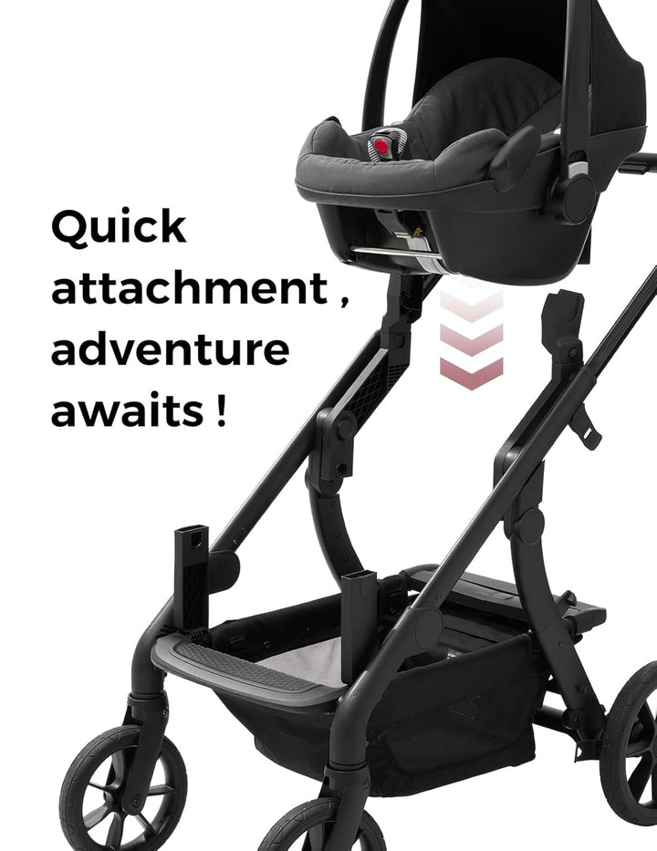 Car Seat Adapters Only Changego Baby Stroller | Compatible Models for : Joie GEMM, Cybex, Nuna, Bugaboo Specific Models