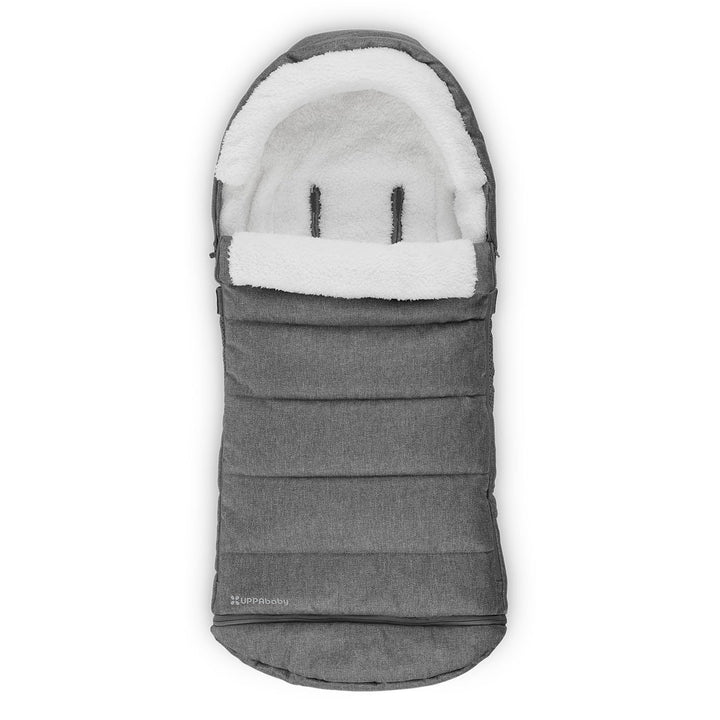 Cozyganoosh Footmuff - Easily Attaches to  Strollers + Rumbleseat - Ultra-Plush, Weather-Proof - Winter Stroller Cover - Jake (Charcoal)