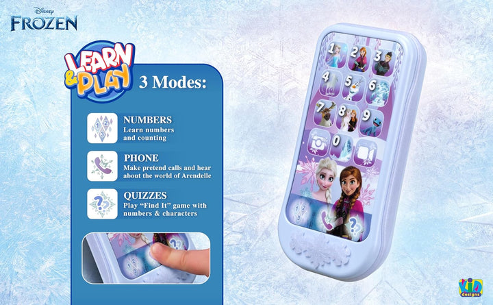 Disney Frozen Toy Phone for Kids, Toddler Toys with Preschool Learning Activities Designed for Fans of Frozen Toys