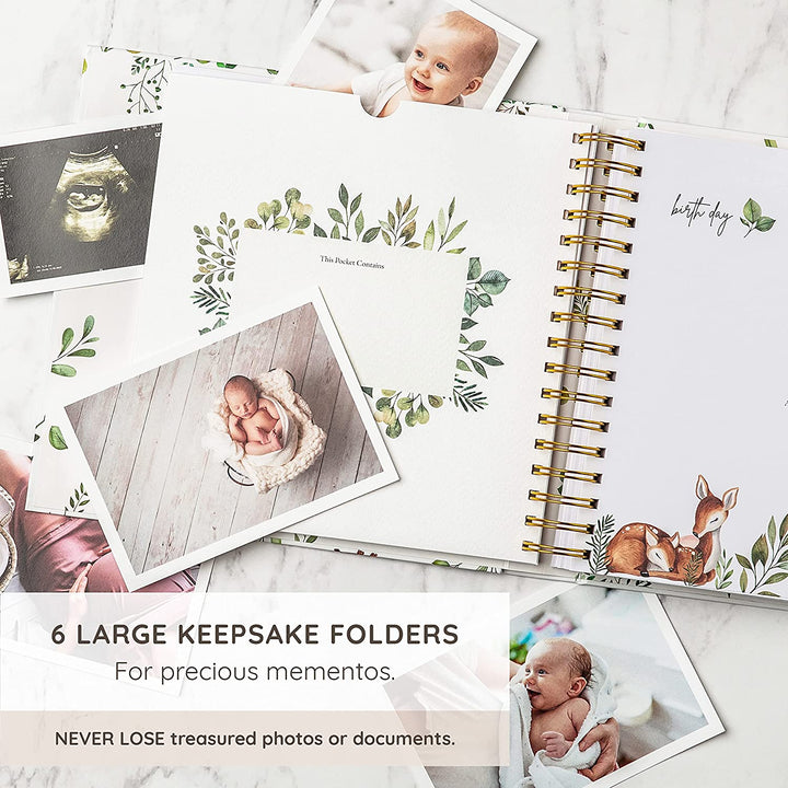 Keepsake Memory Book for Baby Boy or Girl Timeless First 5 Year Baby Book a Milestone Book to Record Every Event from Birth to Age 5 Gender Neutral Journal Scrapbook Photo Album