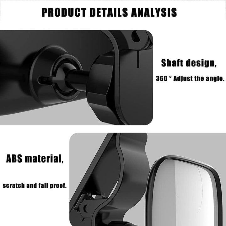 Automotive Interior Rearview Baby Mirror Right Wide Angle Convex Mirror for Infant Toddler Child Children Backseat Adjustable Rearview