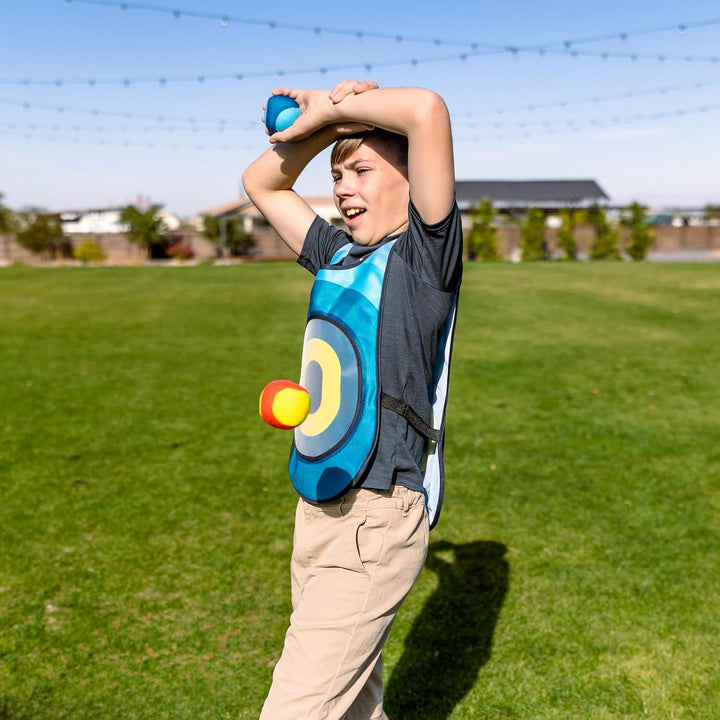 - Toss and Tag Vests - Outdoor Tag and Target Game - Soft and Safe Play - Great for Preschoolers - Ages 3 and Up