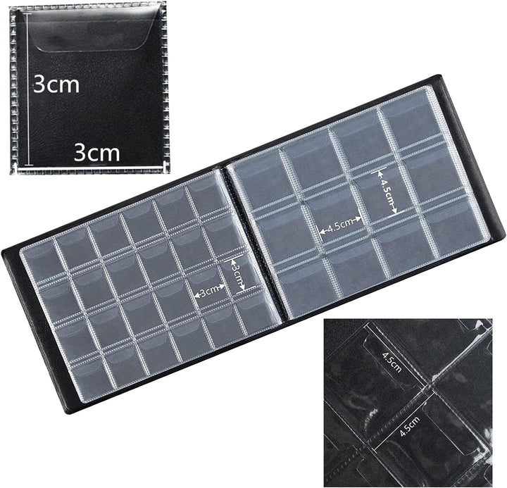 Coin Collection Holder Album for Collectors, 240 Pockets Coin Collection Book Office Supplies