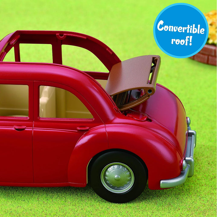Family Cruising Car for Dolls, Toy Vehicle Seats up to 5 Collectible Figures