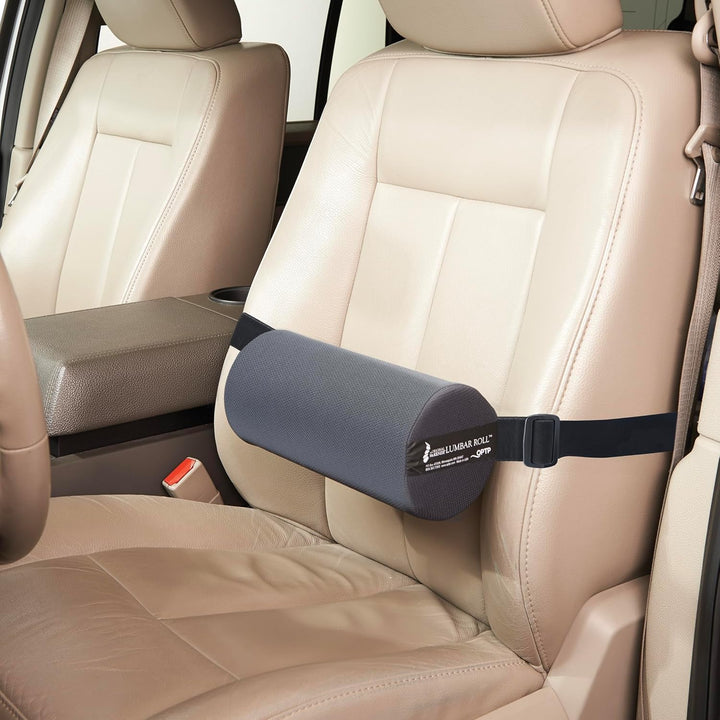 the Original Mckenzie Lumbar Roll – Usa-Made Low Back Lumbar Support for Office Chair & Car Seat Back Support Cushion. the Preferred Lumbar Pillow by Physical Therapists - Standard Density