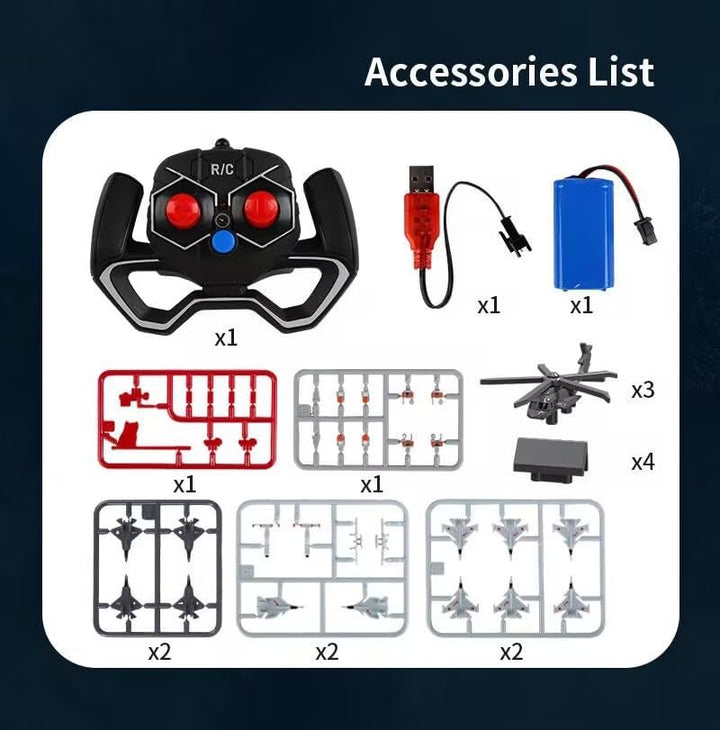 Remote Control Ship Model RC Carrier Ship Model 2.4G Wireless Remote Control Ship Rechargeable Electric Ship Model