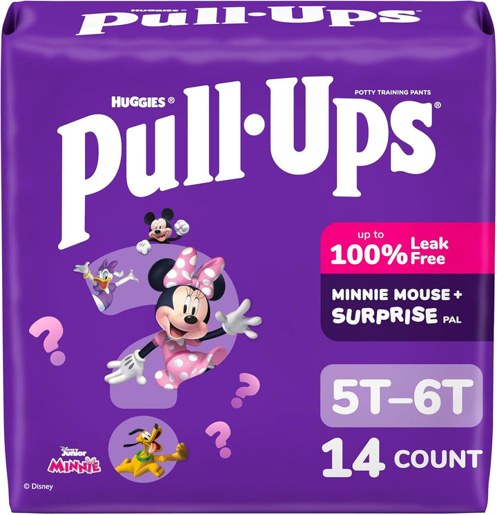 Girls' Potty Training Pants, Size 3T-4T Training Underwear (32-40 Lbs), 112 Count (4 Packs of 28)