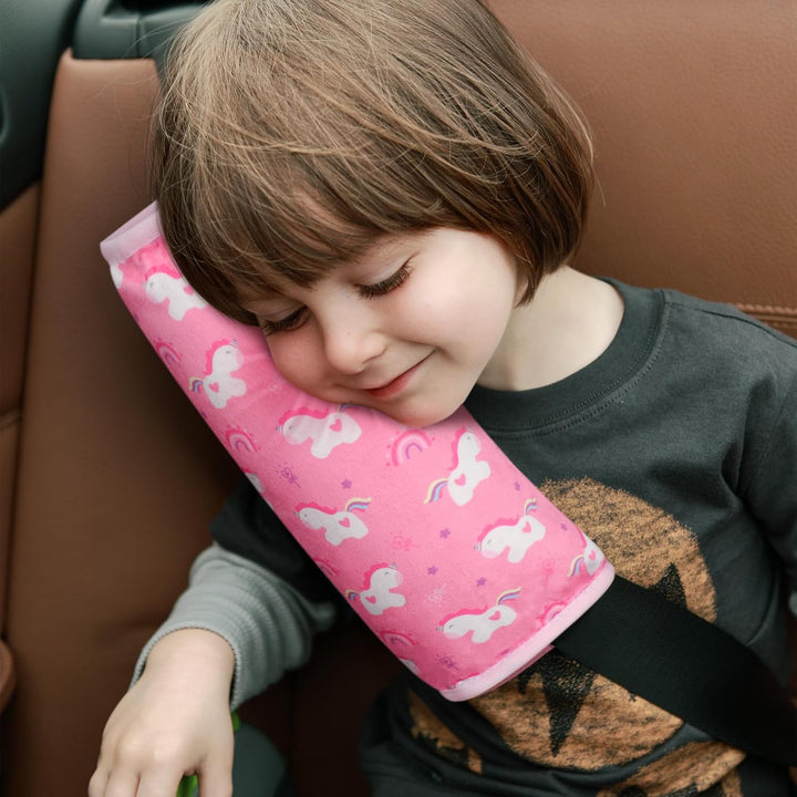 Car Seat Straps Shoulder Pads for Baby Kids, Super Soft Seat Belt Covers for All Car Seats/Pushchair/Stroller/High Chair