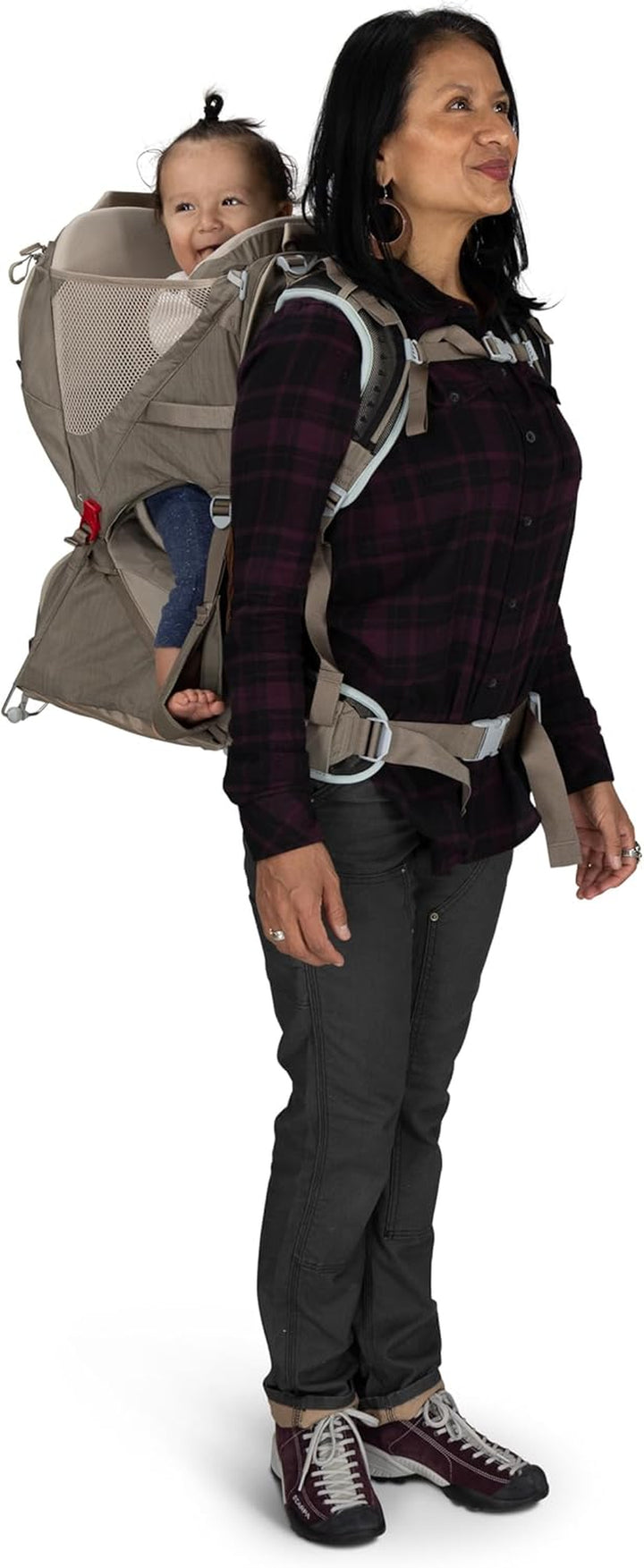 Poco LT Lightweight Child Carrier Backpack - Compact, Travel-Ready Kid Carrier with Sunshade and Adjustable Fit - Lightweight, Comfortable Hiking Carrier for Toddlers
