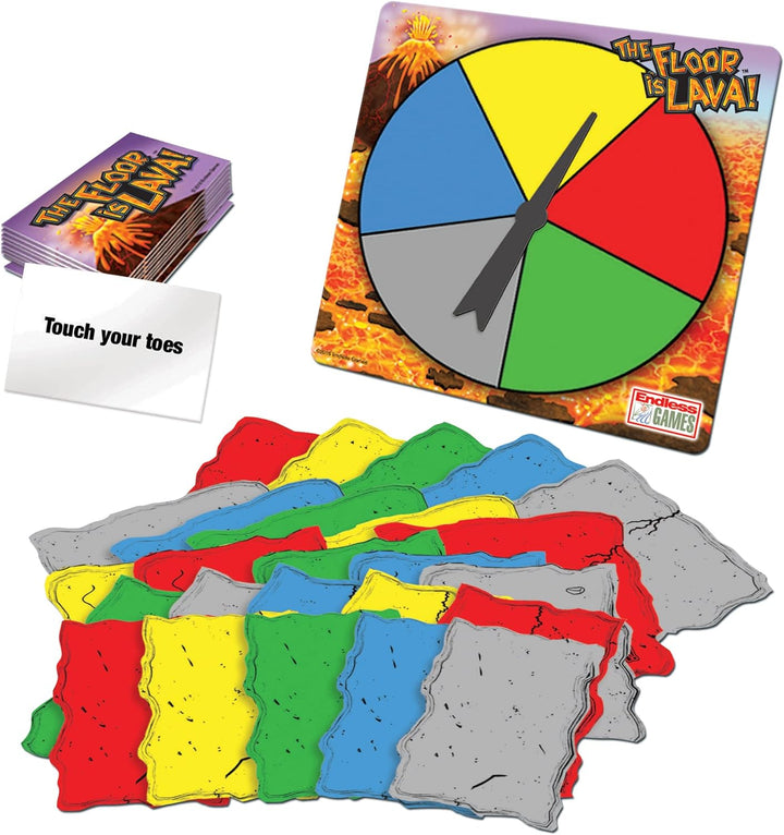 The Original the Floor Is Lava! Game by  - Interactive Game for Kids and Adults - Promotes Physical Activity - Indoor and Outdoor Safe