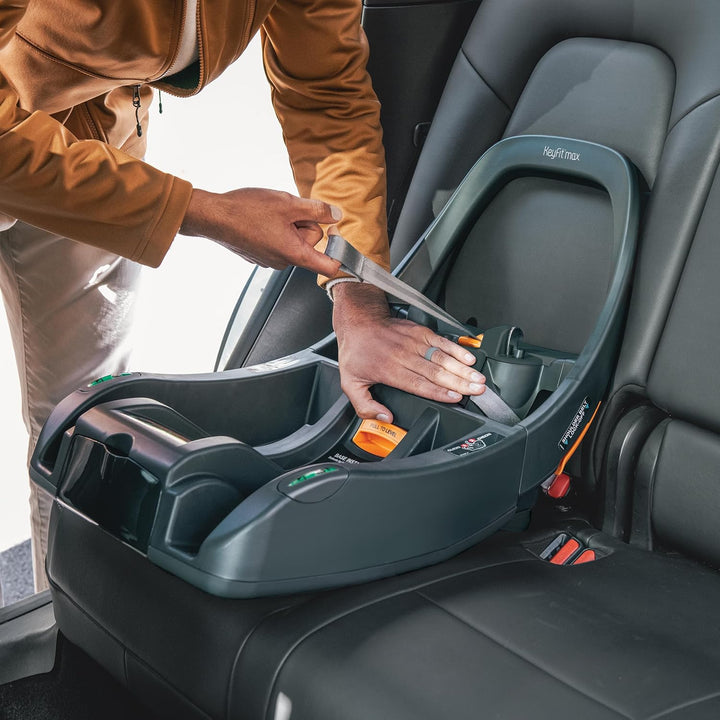 Keyfit® Max Infant Car Seat Base, Stay-In-Car Base for Second Vehicle, Compatible with  Keyfit®, Keyfit® 30, Keyfit® 35 and Keyfit® Max Infant Car Seats | Anthracite/Grey