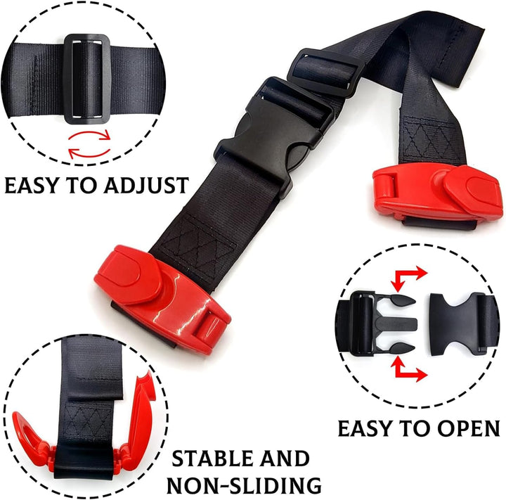 Kids Car Seat Strap Adjuster with Clip and Position Strap, Protect Shoulder and Neck, Universal Fit for Passenger Cars