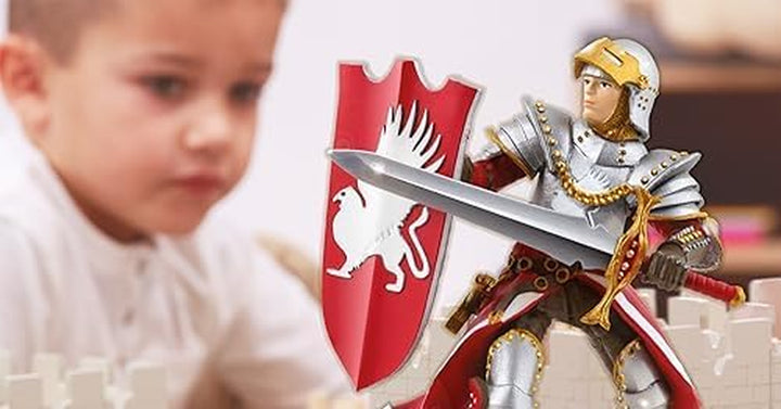 - Medieval & Fantasy - Weapon Master Castle - 60002 - Wooden Playset for Figurines - Collectible - for Children - Suitable for Boys and Girls - from 3 Years Old