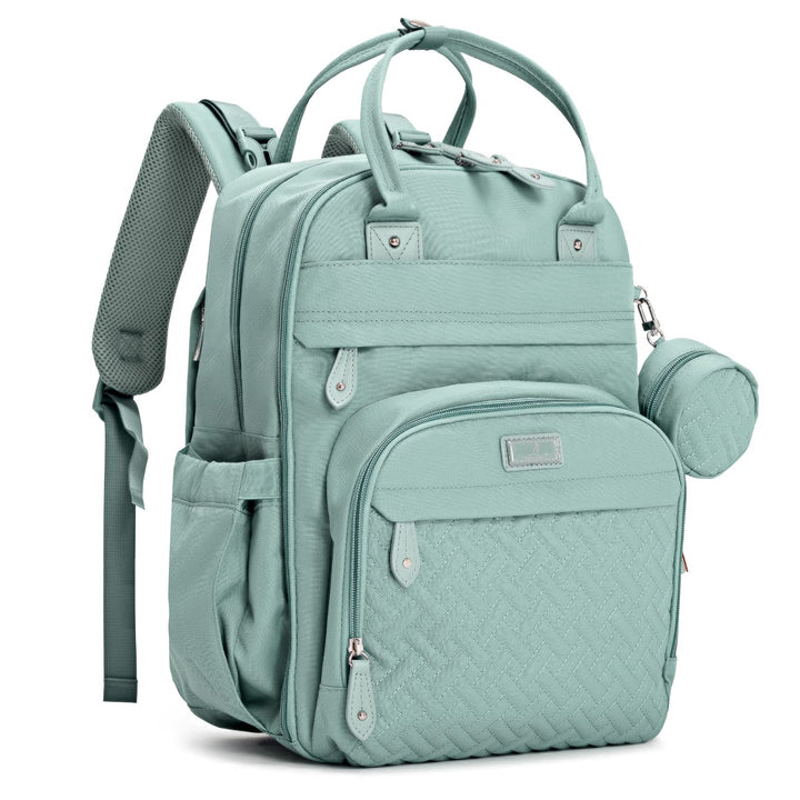 Diaper Bag Backpack - Baby Essentials Travel Tote - Multi Function Waterproof Diaper Bag, Travel Essentials Baby Bag with Changing Pad, Stroller Straps & Pacifier Case - Unisex, Dark Gray
