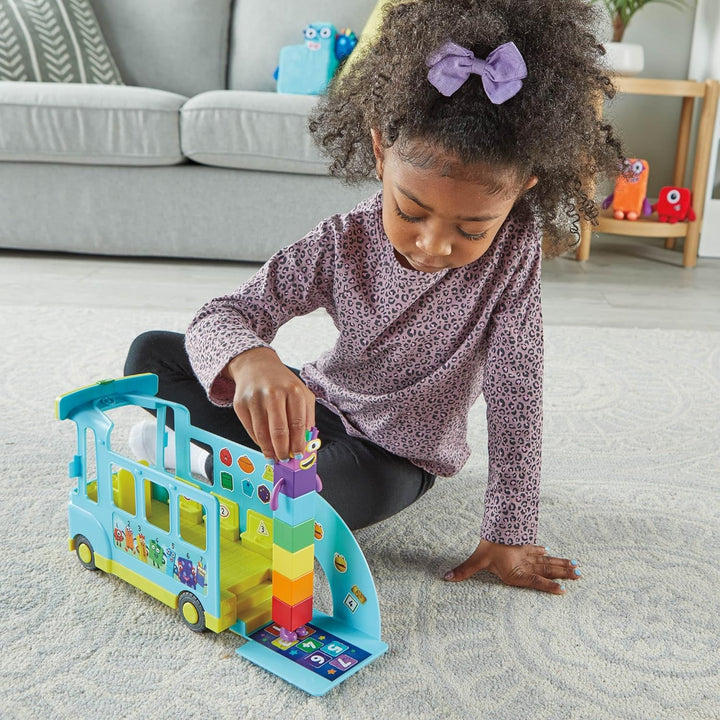 Numberblocks Rainbow Counting Bus, Music Toys for Kids Ages 3-5, Toddler Musical Toys, Play Figure Playsets, Number Toys, Preschool Learning Toys, Math Toys, Birthday Gifts for Kids