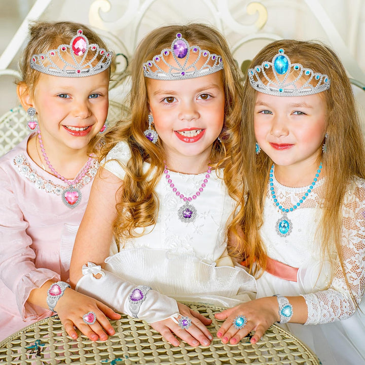 Princess Dress up Toys & Jewelry Boutique,Girl Role Play Gifts,Kids Toys for 3-6 Years Girl Toddler ​B-Day Party Favors