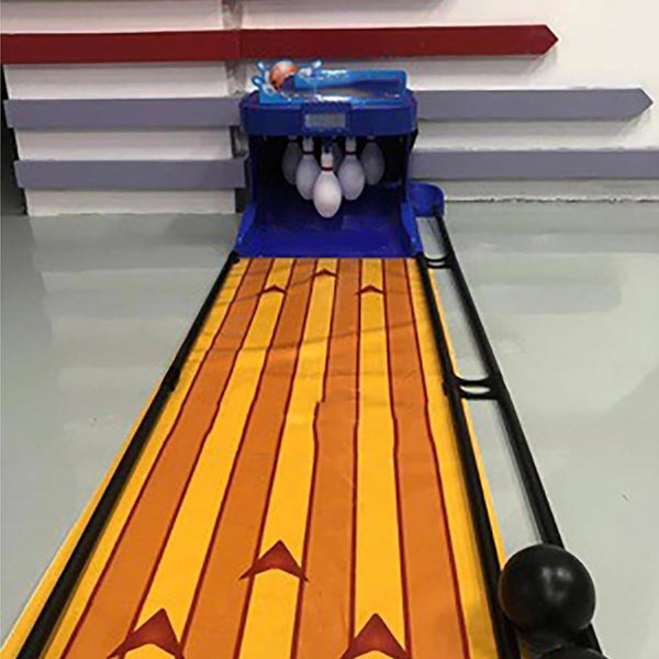 Bowling Alley for Home,Bowling Set Kids,Electronic Bowling Alley Game,Indoor Bowling Ball Sports Game Console,Automatic Reset/Lighting/Simulation Sound Effect,For Children and Adults,2M