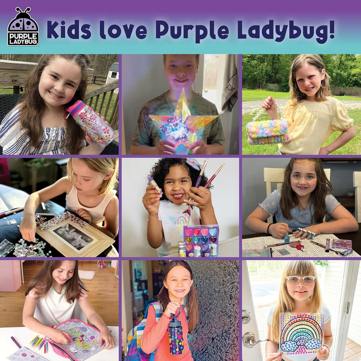 DIY Mosaic Photo Frame Craft Kit - Summer Activities for Kids & Teens, Arts & Crafts for Girls 8-12, Birthday Gift for Girls, Fun Craft for Kids Ages 6-12