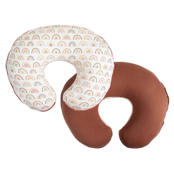 Nursing Pillow Cover, 100% Organic Cotton, Spice Rainbows, Fits the Original Support Pillow for Breastfeeding and Bottle Feeding, Cover Only, Nursing Support Pillow Sold Separately