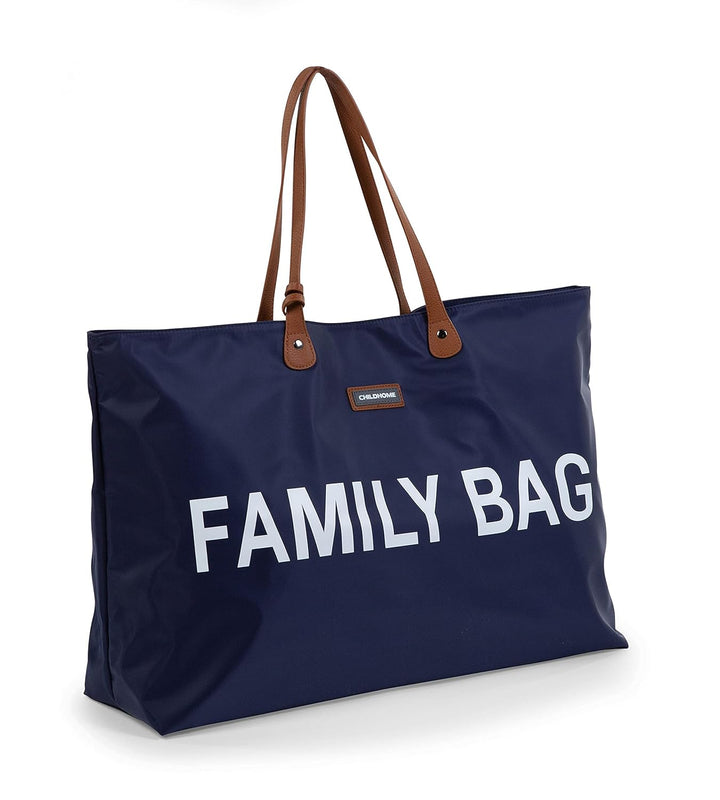Family Bag, Navy/White