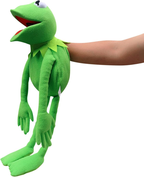 Kermit Frogs Hand Puppet, Frog Plush,The Muppets Show, Soft Frog Puppet Doll Suitable for Role Play -Green, 24 Inches