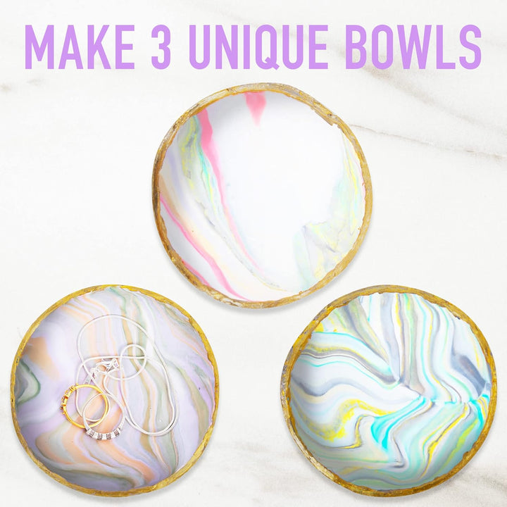 Make Your Own Clay Jewelry Bowls Arts and Crafts Kit for Girls Kids Ages 8 9 10 11 12 Years Old