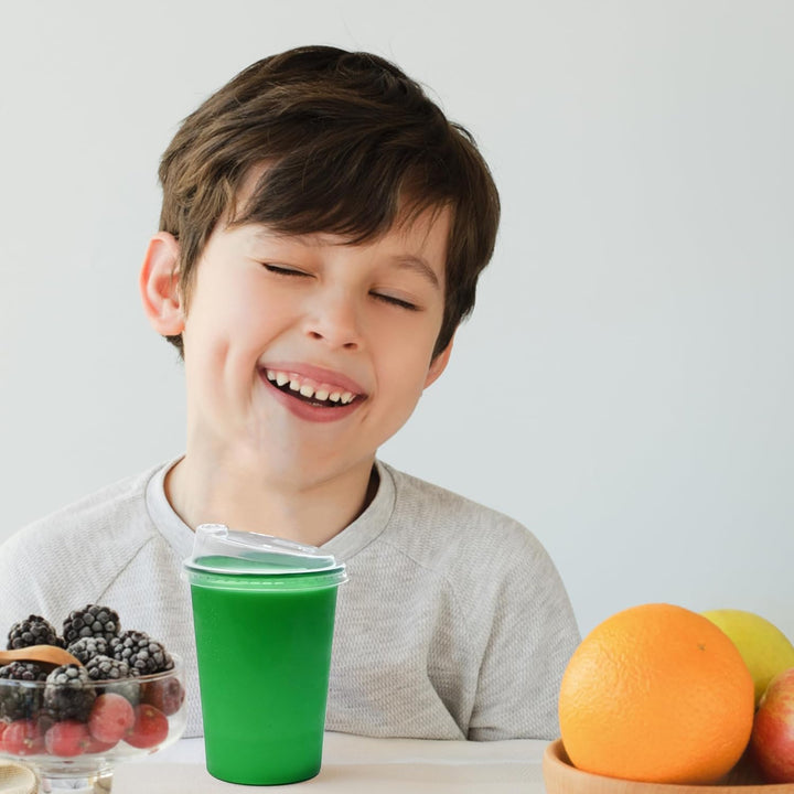 12 Oz Kids Sippy Cups, 4 Colours Assorted Total 20 Count Spill Proof Reusable Cups, Bpa-Free, Perfect for Party