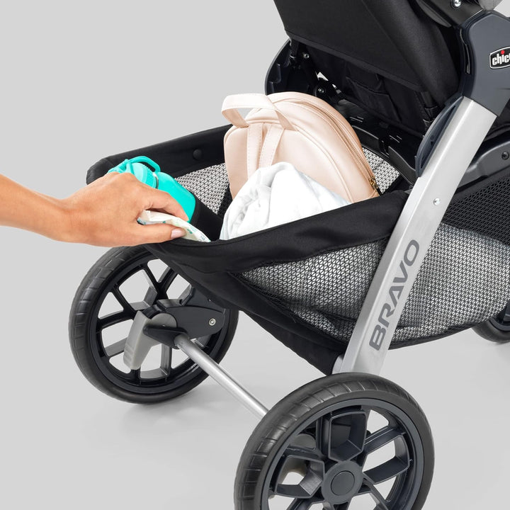 Bravo 3-In-1 Trio Travel System, Bravo Quick-Fold Stroller with Keyfit 30 Infant Car Seat and Base, Car Seat and Stroller Combo | Camden/Black
