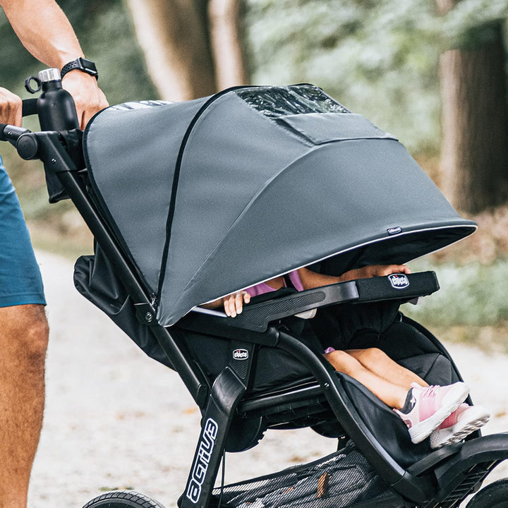 Activ3 Jogging Stroller, All-Terrain Stroller, Compatible with  Infant Car Seats (Not Included), Baby Travel Gear | Eclipse/Grey