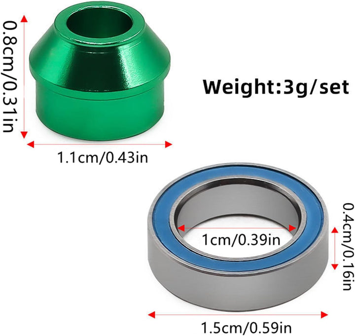 RC Car Bearing Adapter Replacement for Traxxas Slash 4X4 6893X