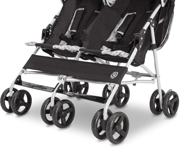 Jeep Scout Double Stroller, Charcoal Galaxy