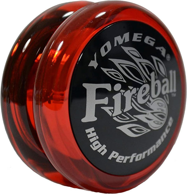 Fireball Yoyo -HIGH Performance Responsive Transaxle Yoyo, Great for String Tricks for Advance Players to Perform like Pros + Extra 2 Yo Yo Strings & 3 Month Warranty (Red/Black)