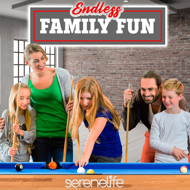4 in 1 Multi Game Table, 4’X2’ Folding Portable Sports Arcade Games with Accessories, Ping Pong, Air Hockey, Pool Billiards, and Shuffleboard, for Indoor, Outdoor, All Ages