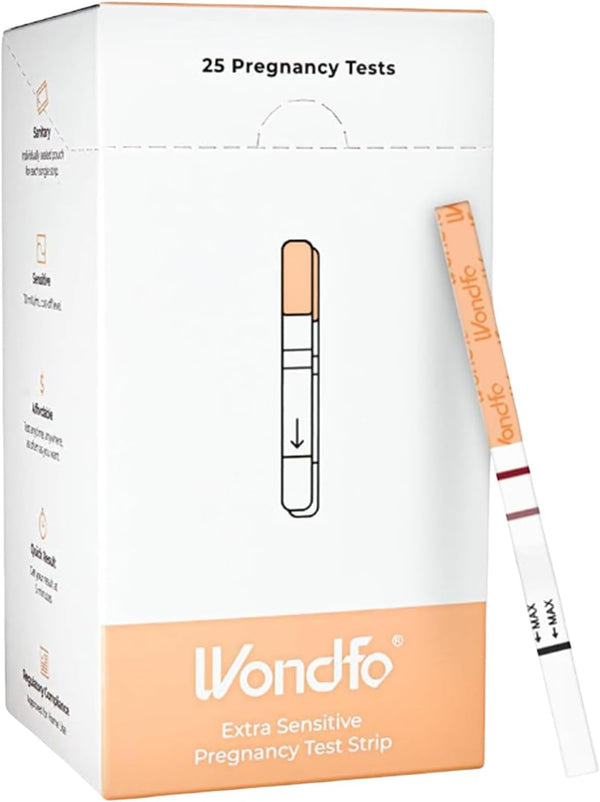 Early Result Pregnancy Test Strips - Get Results 6 Days Sooner than Missed Period-Sensitive and High-Accuracy HCG Testing Kit at 10 Miu/Ml Cut-Off -[25 Packs]